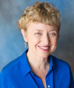 photo of Miriam Barenbaum. Wearing blue shirt.